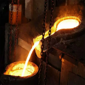Induction steel melting furnace